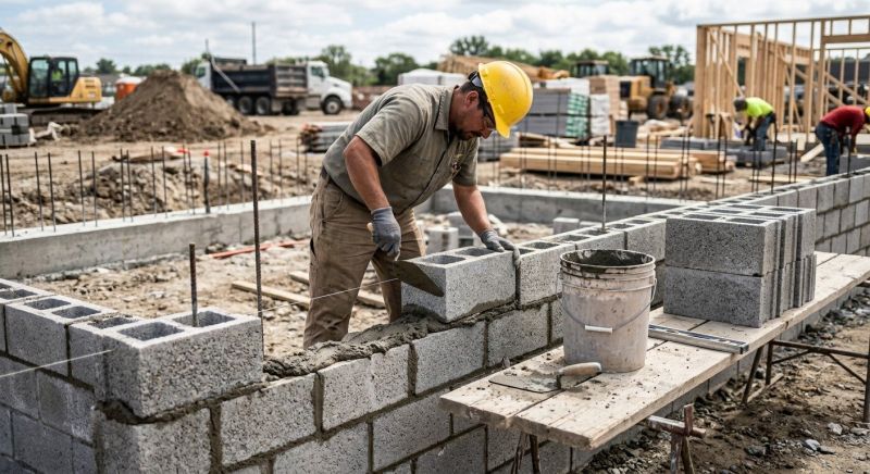 Block Foundation Installation
